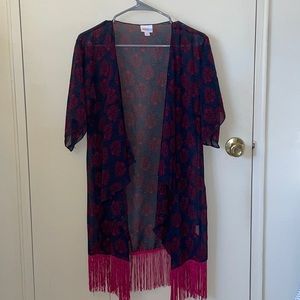 Small navy and pink lularoe Monroe